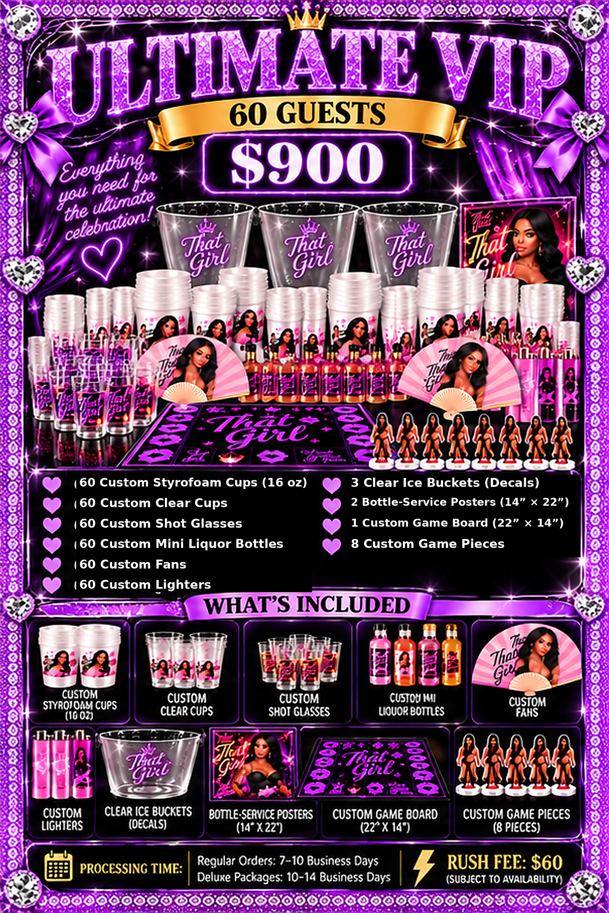 VIP Deluxe Party Packages