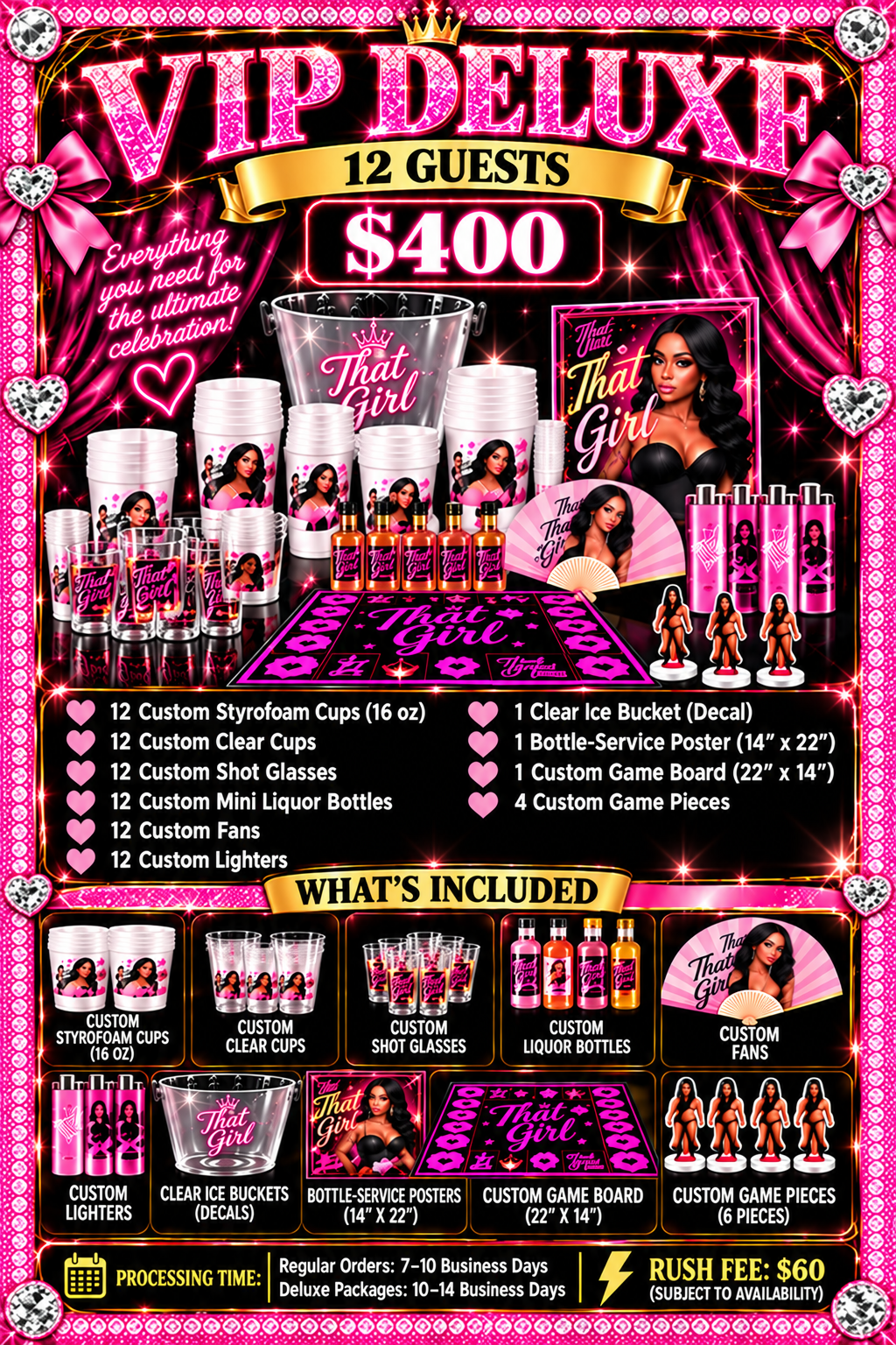 VIP Deluxe Party Packages